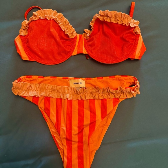 Vibrant Ruffled Bikini Set - Picture 3 of 3
